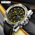 Skmei 9156 hand clock manufacturer own brand black quartz watch men wristwatch